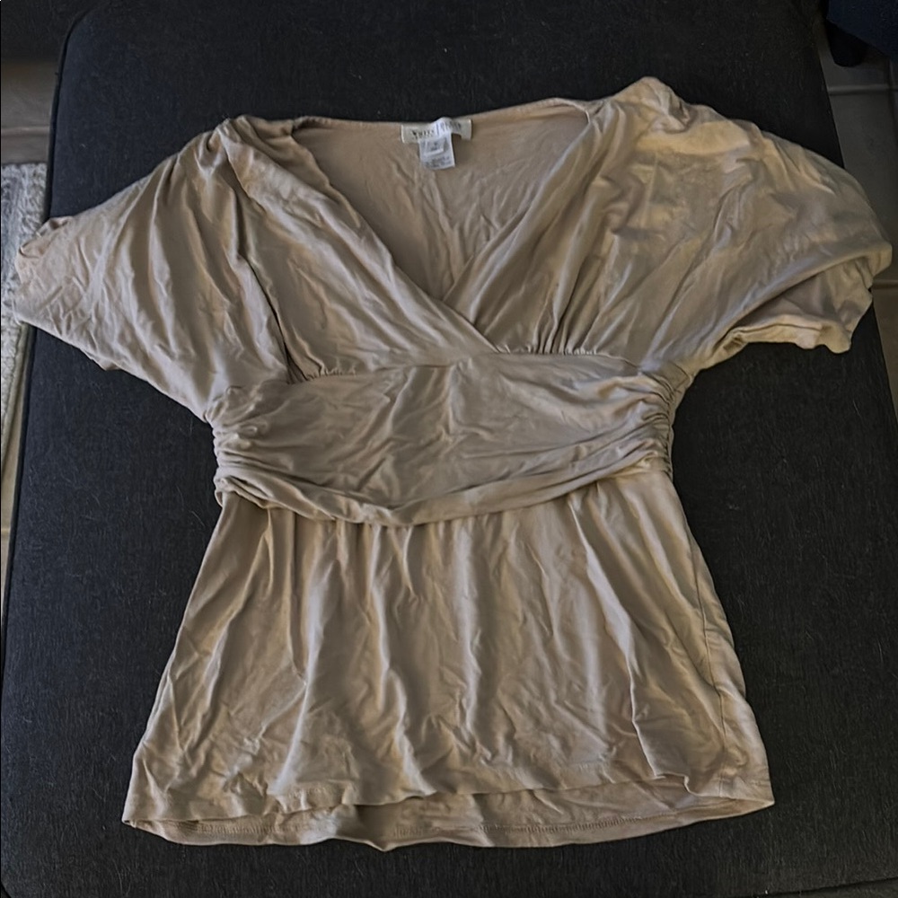 WHBM tan top